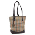Burberry Vintage Tote Bag Canvas Beige Canvas Tote Bag