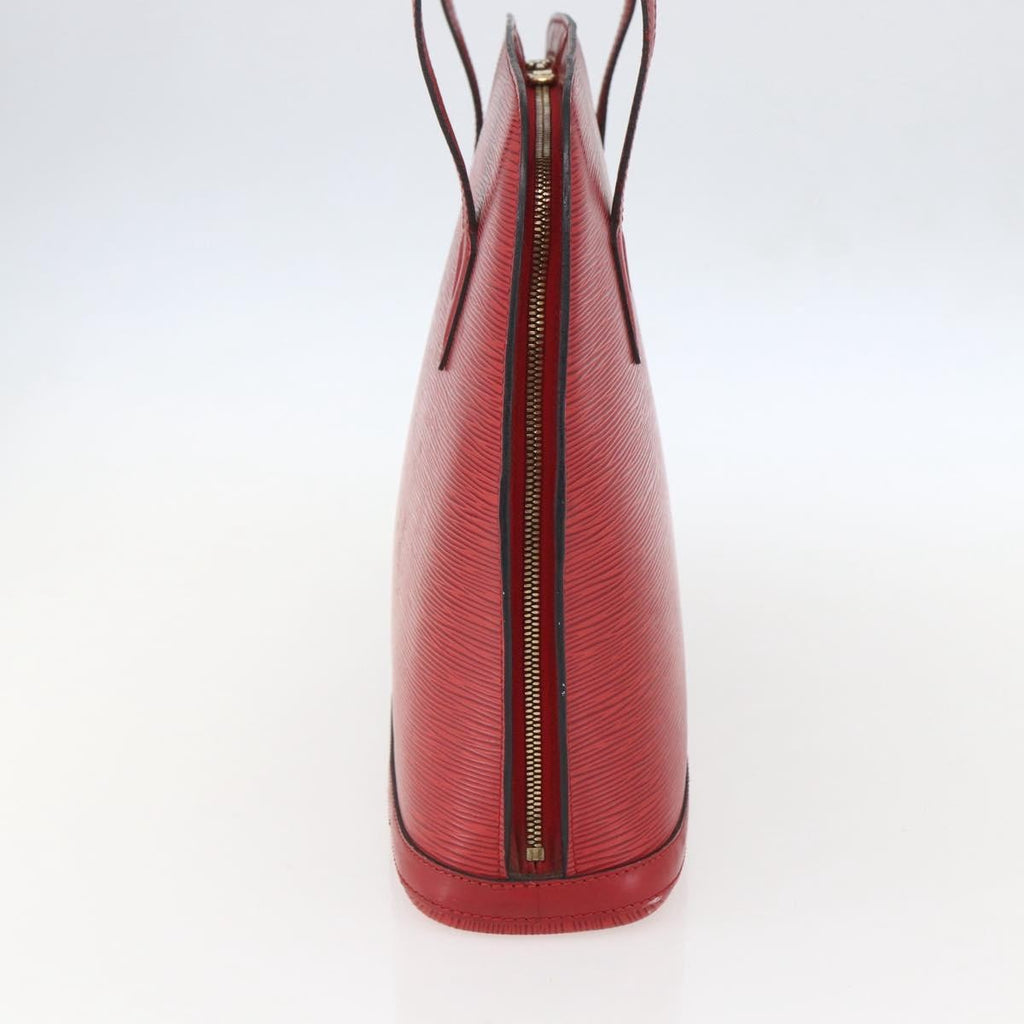 Louis Vuitton Lussac Handbag Epi Leather Red Leather Shoulder Bag
