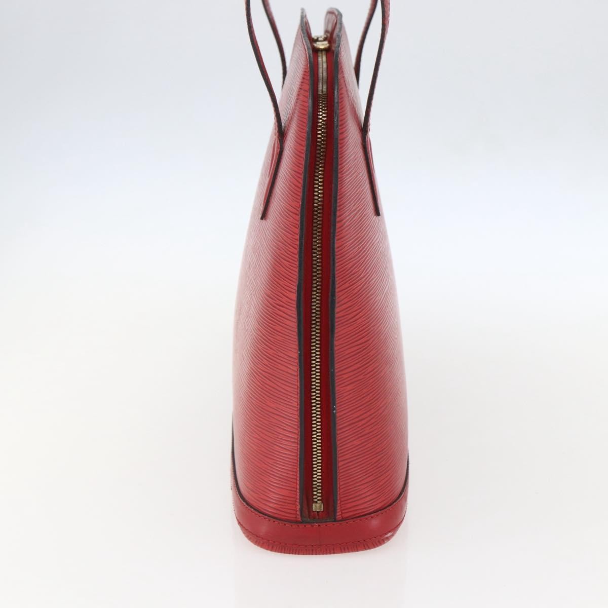 Louis Vuitton Lussac Handbag Epi Leather Red Leather Shoulder Bag
