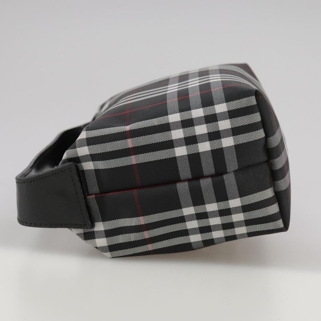 Burberry Nova Check Handbag Nylon Black Nylon Handbag