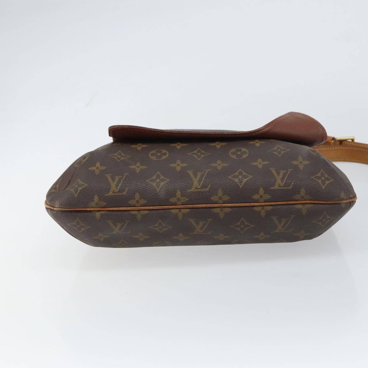 Louis Vuitton Musette Salsa Handbag Monogram Canvas Brown Canvas Shoulder Bag