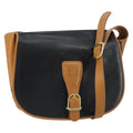 Celine Vintage Shoulder Bag Leather Black Leather Shoulder Bag Bag