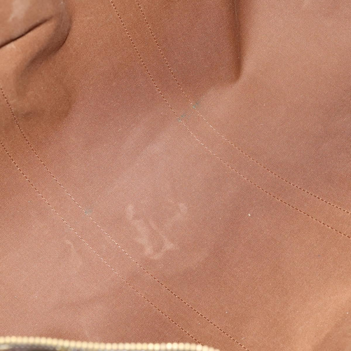 Louis Vuitton Keepall Bag Monogram Canvas Brown Canvas Travel Bag