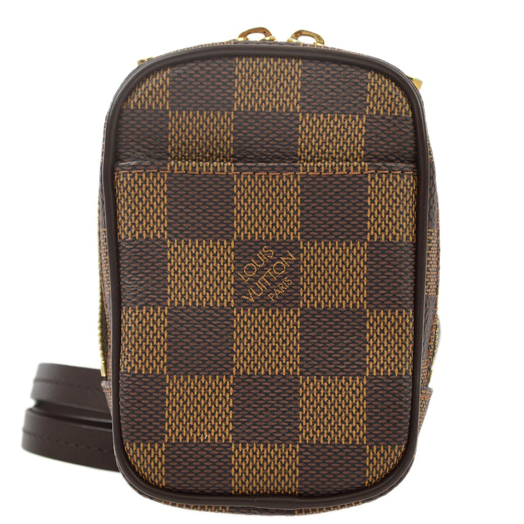 Louis Vuitton Etui Okapi Camera Case Damier Brown Canvas Shoulder Bag