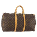 Louis Vuitton Keepall Bag Monogram Canvas Brown Canvas Travel Bag