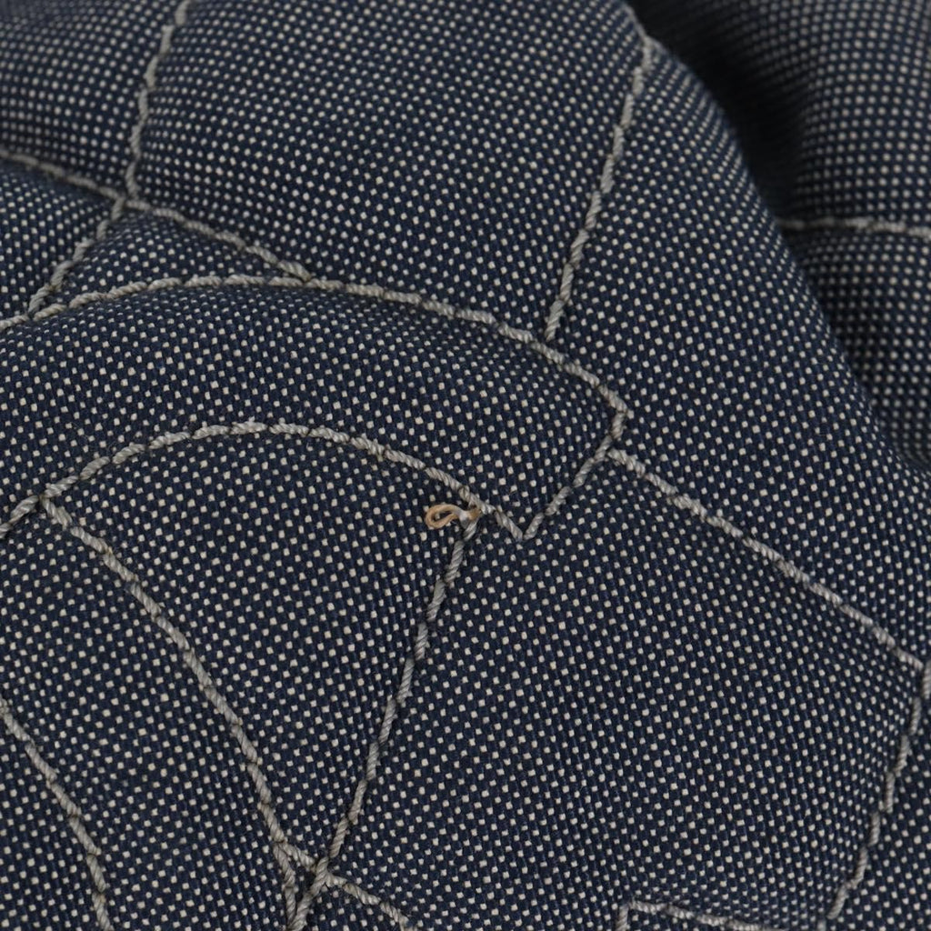 Chanel Stretch Spirit Cabas Quilted Denim Blue Denim_Jeans Bag