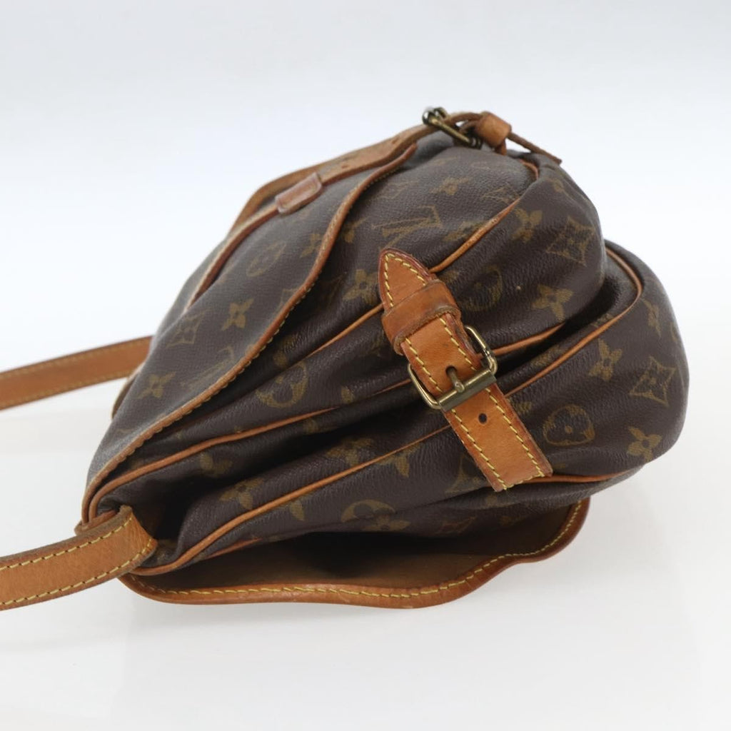Louis Vuitton Saumur Handbag Monogram Canvas Brown Canvas Shoulder Bag