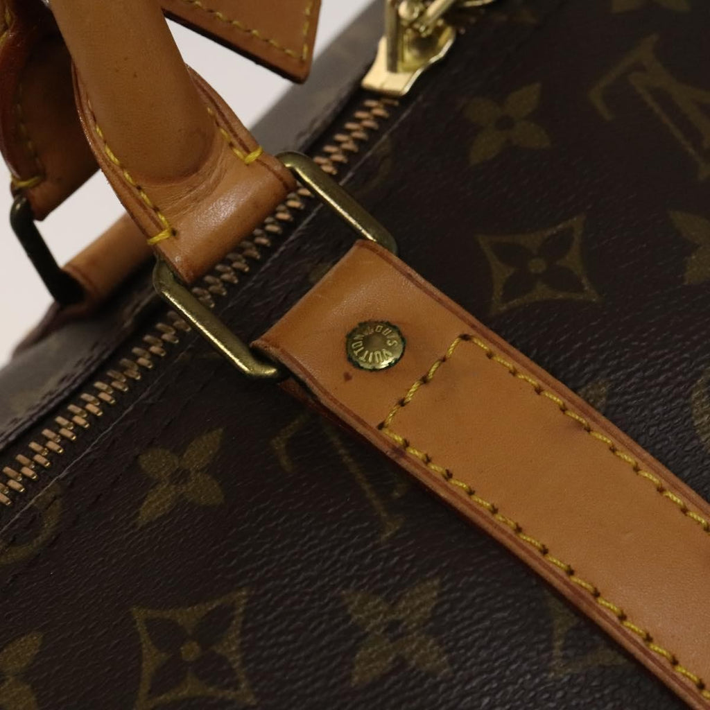 Louis Vuitton Keepall Bag Monogram Canvas Brown Canvas Travel Bag