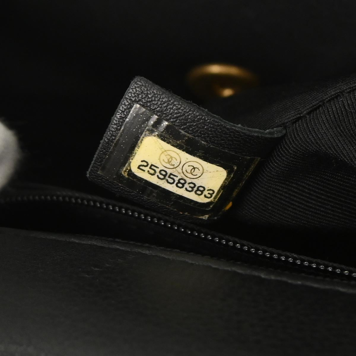 Chanel Rock The Corner Flap Bag Chevron Leather Black Leather Shoulder Bag Bag