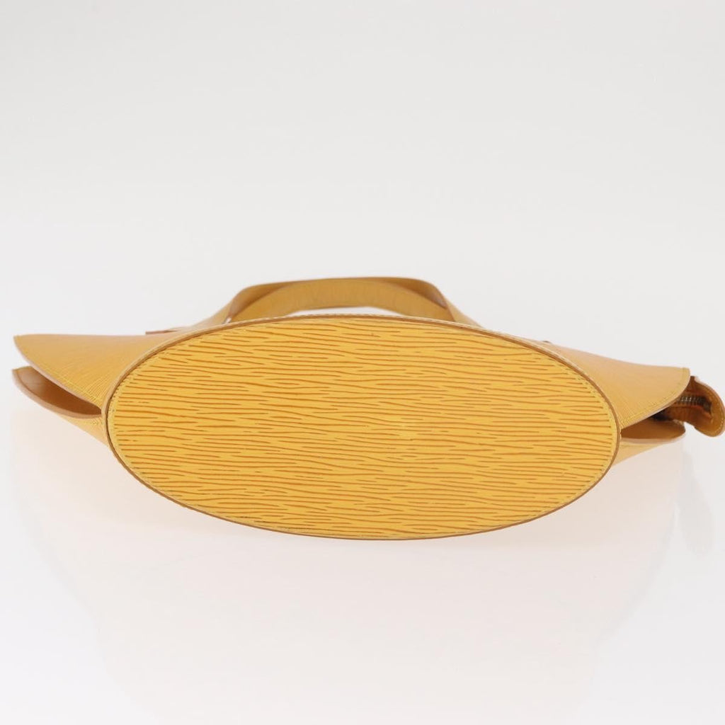 Louis Vuitton Saint Jacques Handbag Epi Leather Yellow Leather Handbag