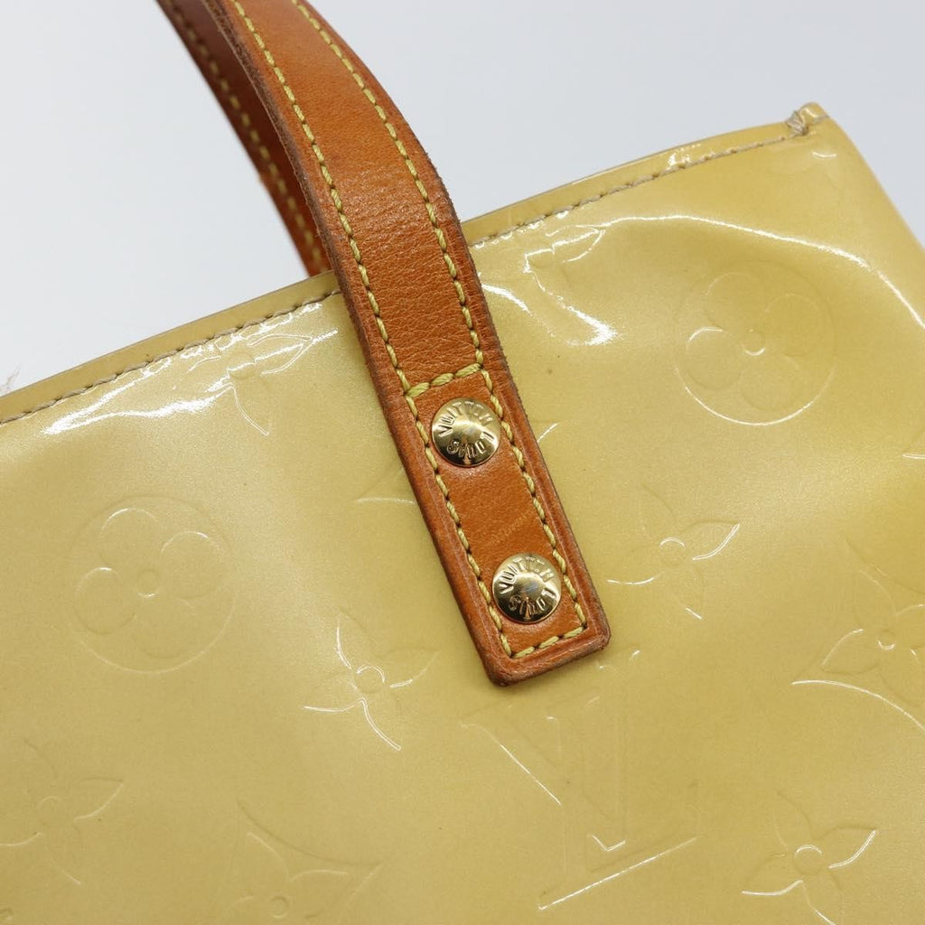 Louis Vuitton Reade Handbag Monogram Vernis Beige Patent_Leather Bag