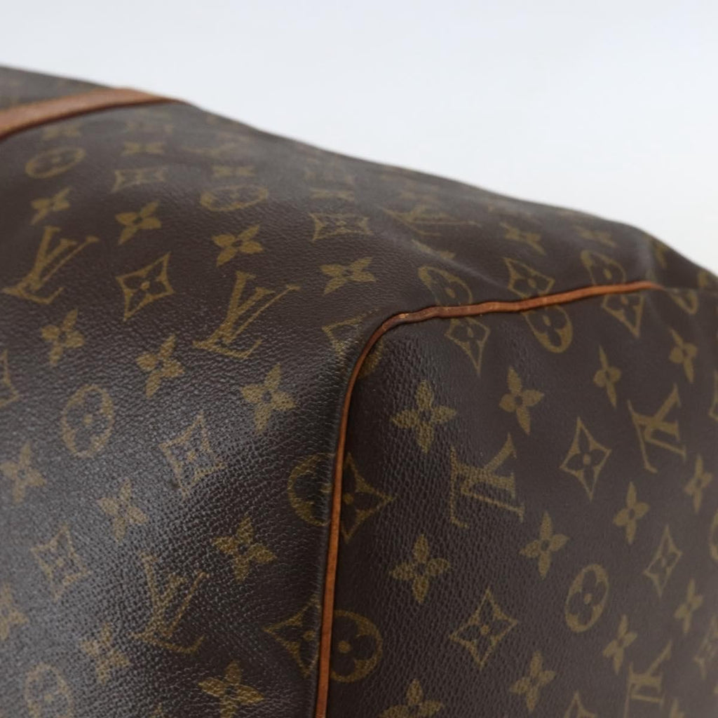 Louis Vuitton Keepall Bag Monogram Canvas Brown Canvas Travel Bag