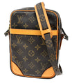 Louis Vuitton Danube Handbag Monogram Canvas Brown Canvas Shoulder Bag