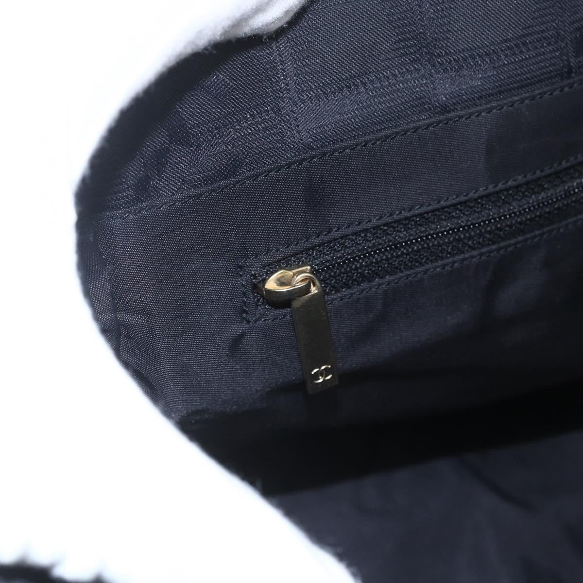 Chanel Travel Line Tote Nylon Black Nylon Tote Bag Bag