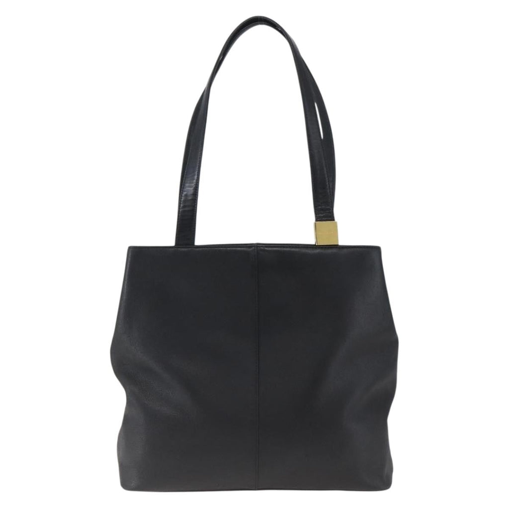 Burberry Vintage Tote Bag Leather Black Leather Tote Bag