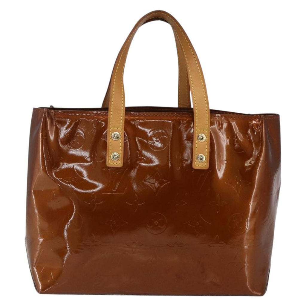 Louis Vuitton Reade Handbag Monogram Vernis Brown Patent_Leather Handbag