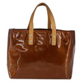 Louis Vuitton Reade Handbag Monogram Vernis Brown Patent_Leather Handbag