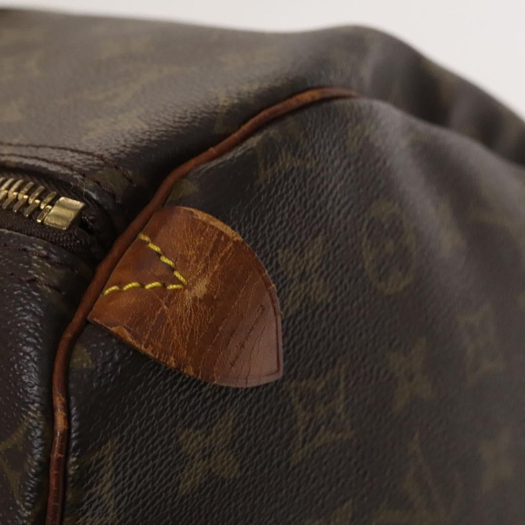 Louis Vuitton Keepall Bag Monogram Canvas Brown Canvas Travel Bag