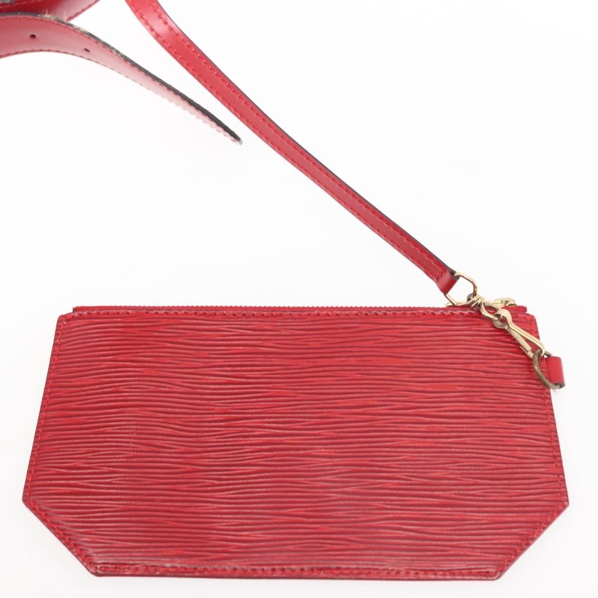 Louis Vuitton Vintage Sac D'epaule Handbag Epi Leather Red Leather Shoulder Bag