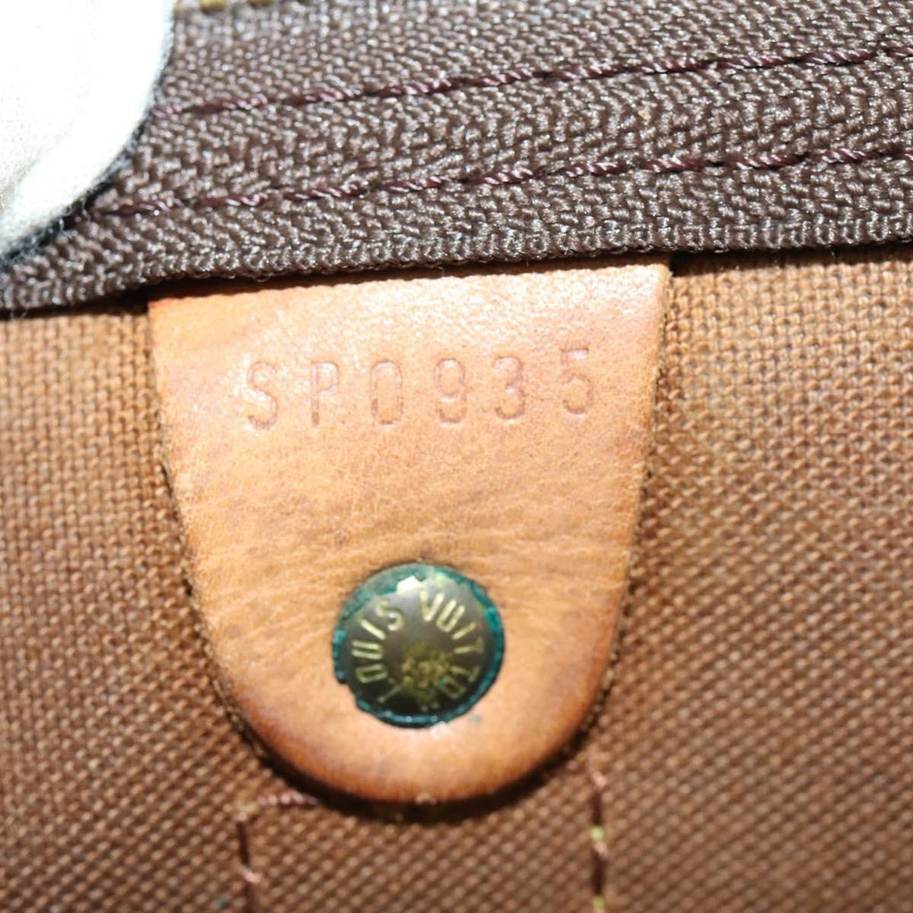Louis Vuitton Keepall Bag Monogram Canvas Brown Canvas Travel Bag