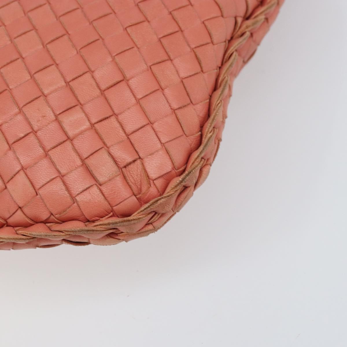 Bottega Veneta Veneta Hobo Intrecciato Nappa Pink Leather Handbag