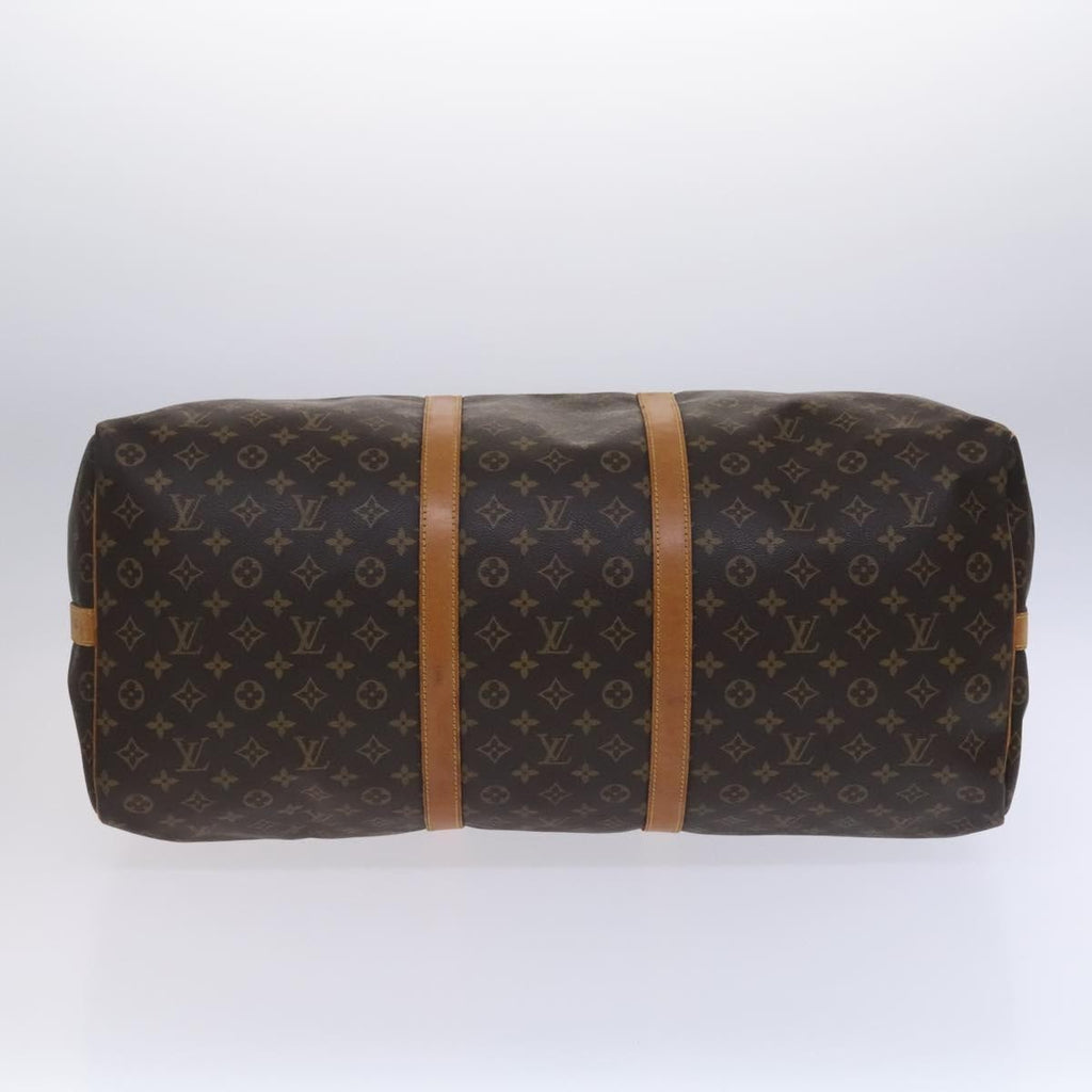 Louis Vuitton Keepall Bandouliere Bag Monogram Canvas Brown Canvas Travel Bag