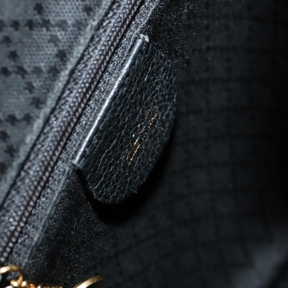 Gucci Gucci Bamboo Backpack Daim Black Suede Backpack Bag (Pre-Owned)