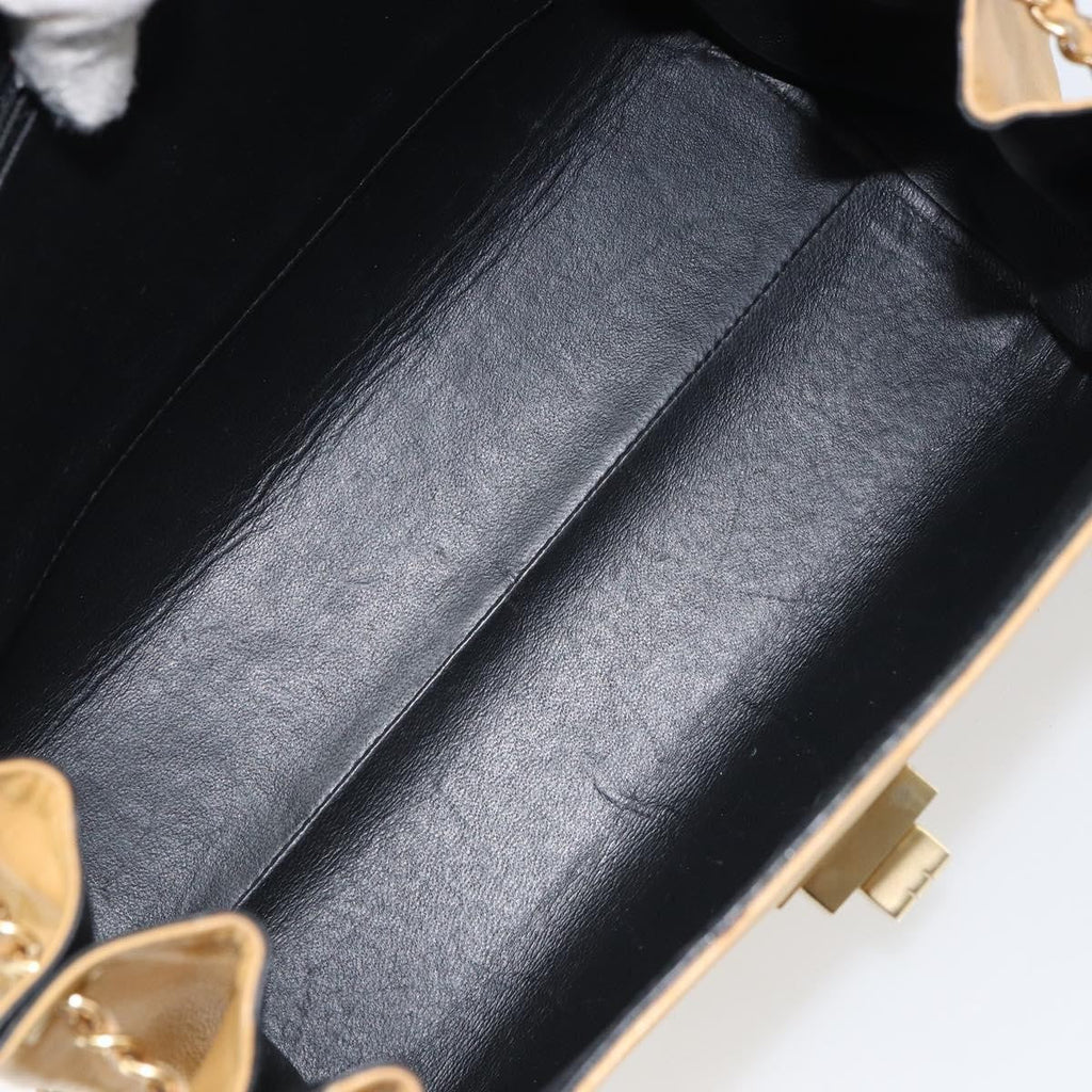 Chanel Chocolate Bar Accordion Reissue Flap Bag Quilted Lambskin Beige Leather Shoulder Bag Bag