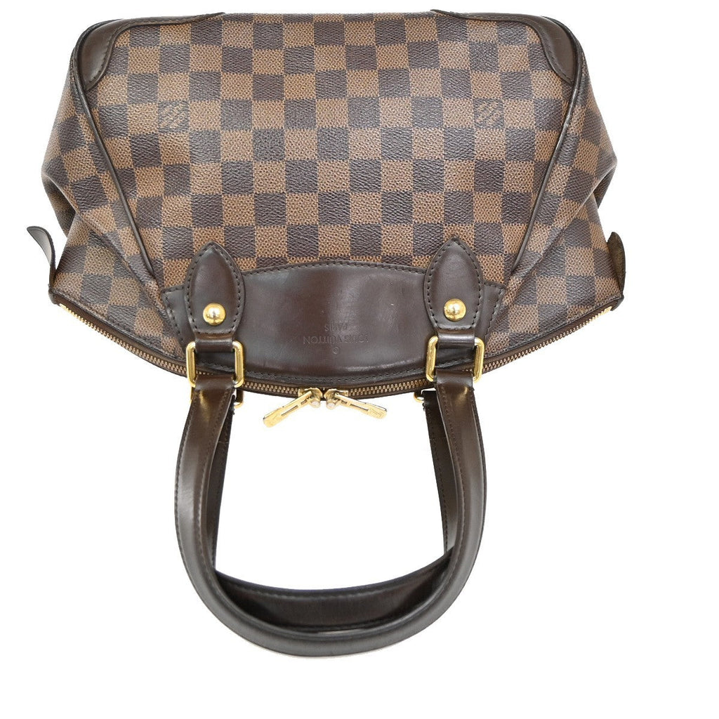 Louis Vuitton Verona Handbag Damier Brown Canvas Shoulder Bag