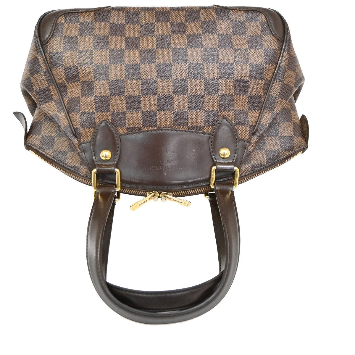 Louis Vuitton Verona Handbag Damier Brown Canvas Shoulder Bag