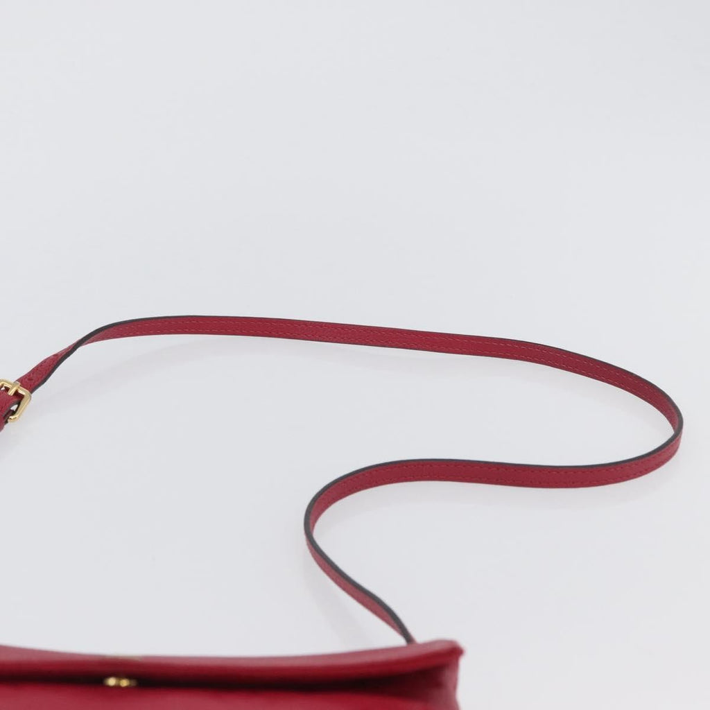Louis Vuitton Twice Handbag Monogram Empreinte Leather Burgundy Leather Shoulder Bag