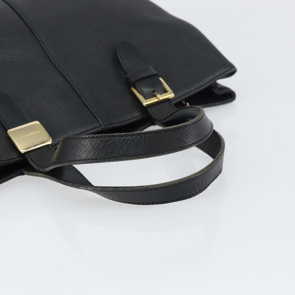 Burberry Vintage Handbag Leather Black Leather Handbag
