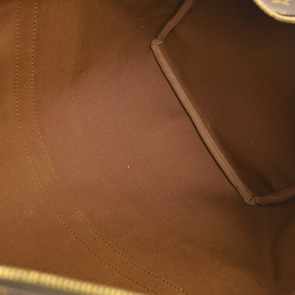 Louis Vuitton Keepall Bag Monogram Canvas Brown Canvas Travel Bag