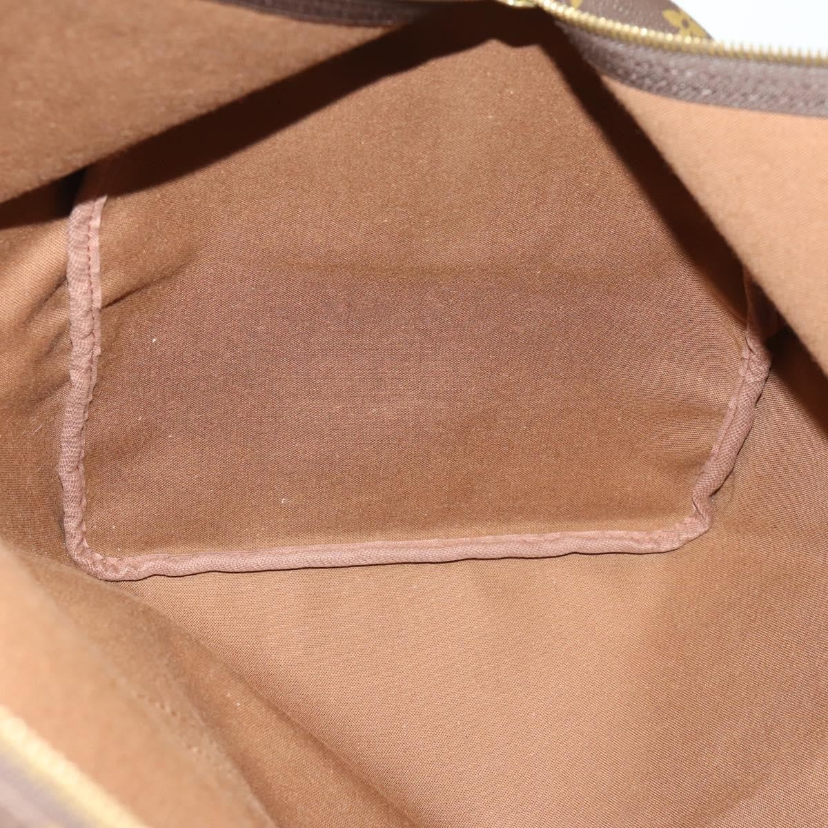 Louis Vuitton Keepall Bag Monogram Canvas Brown Canvas Travel Bag