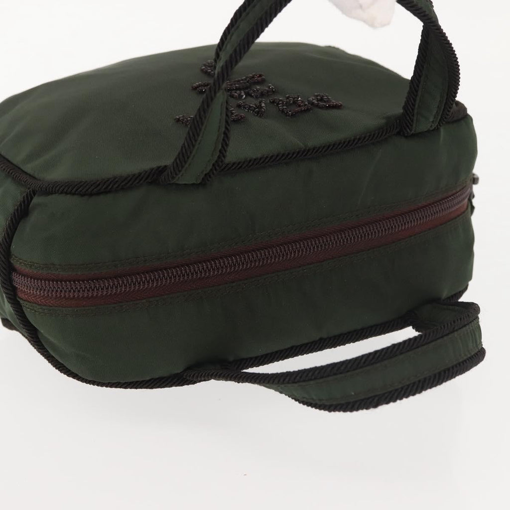 Prada Vintage Handbag Tessuto Khaki Nylon Handbag