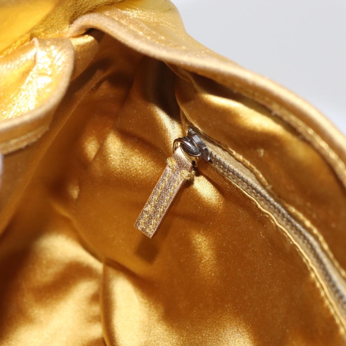 Prada Vintage Shoulder Bag Leather Gold Leather Shoulder Bag Bag