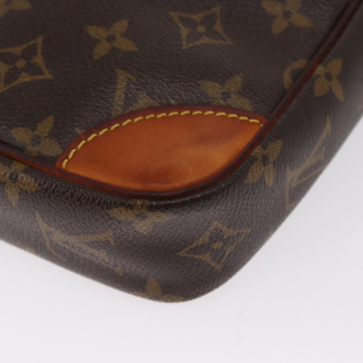 Louis Vuitton Danube Handbag Monogram Canvas Brown Canvas Shoulder Bag