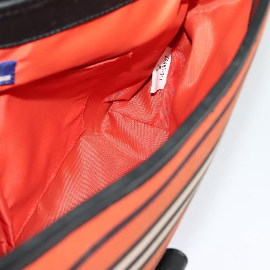 Burberry Blue Label Shoulder Bag Canvas Orange Canvas Shoulder Bag