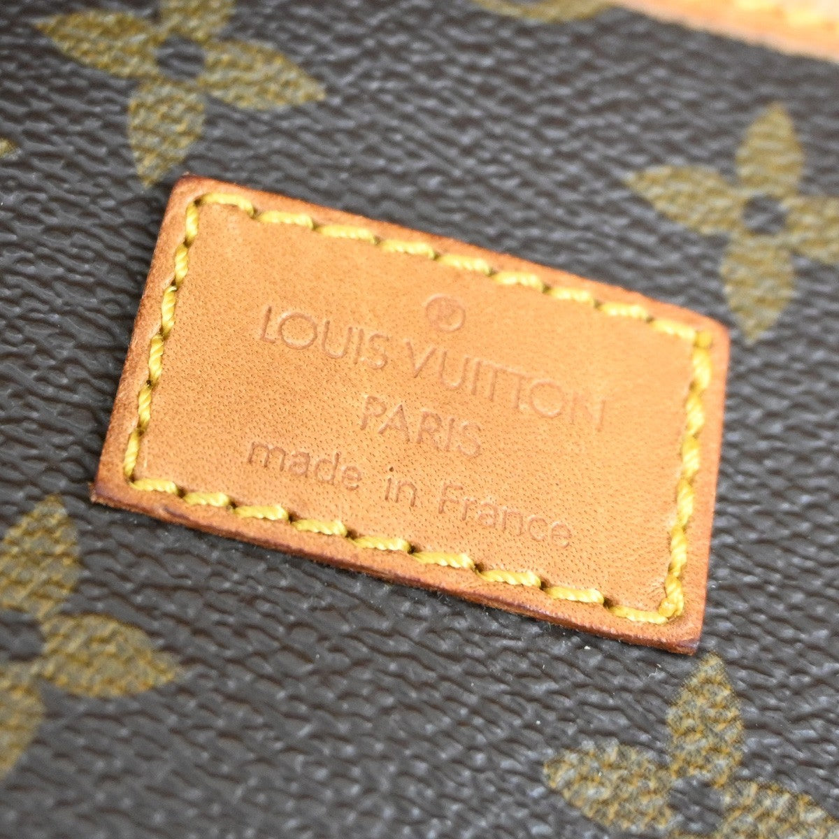 Louis Vuitton Saumur Handbag Monogram Canvas Brown Canvas Shoulder Bag