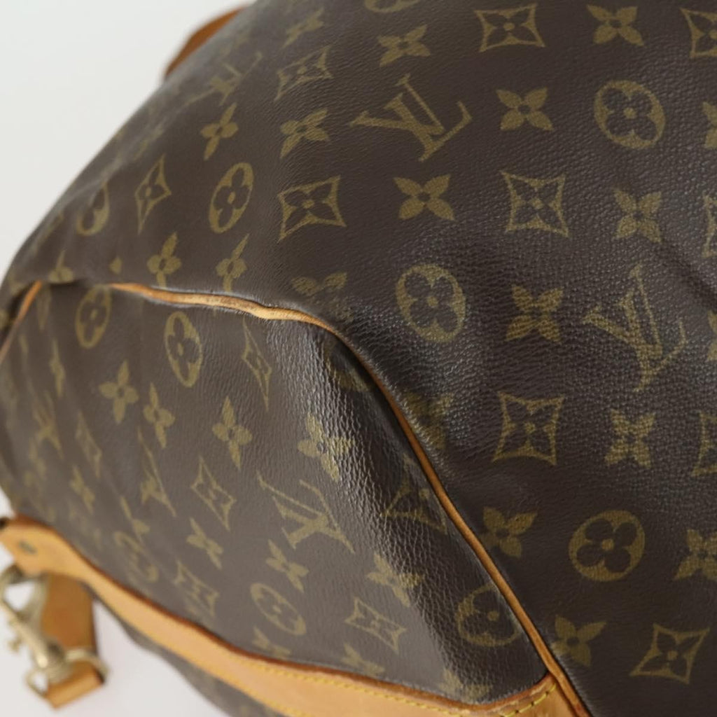 Louis Vuitton Keepall Bandouliere Bag Monogram Canvas Brown Canvas Travel Bag