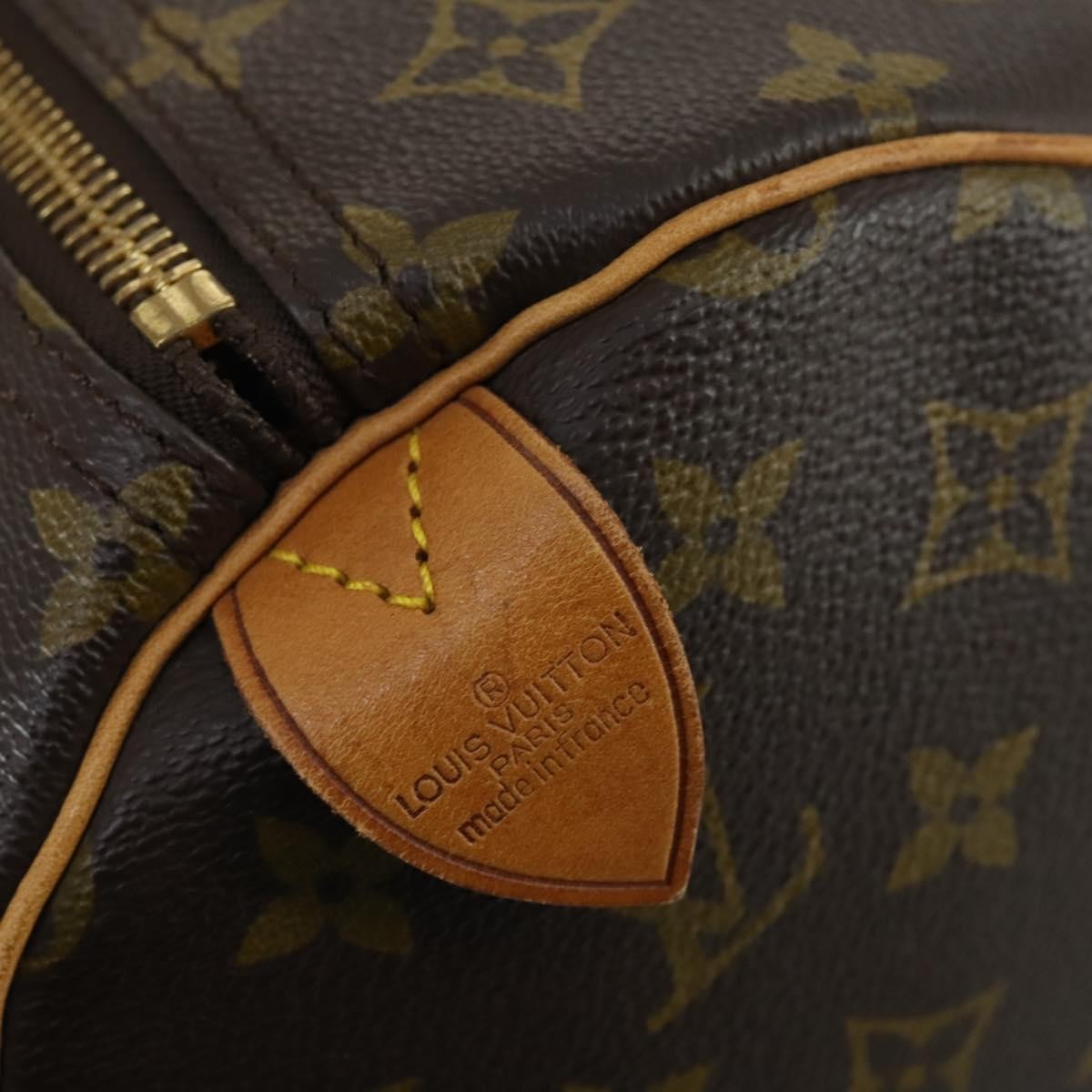 Louis Vuitton Keepall Bag Monogram Canvas Brown Canvas Travel Bag