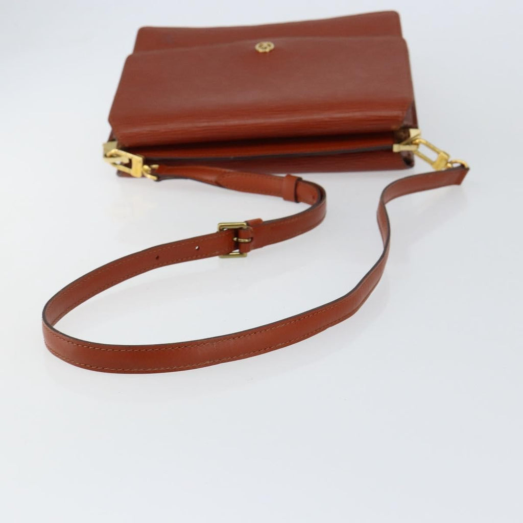 Louis Vuitton Grenelle Shoulder Bag Epi Leather Brown Leather Shoulder Bag