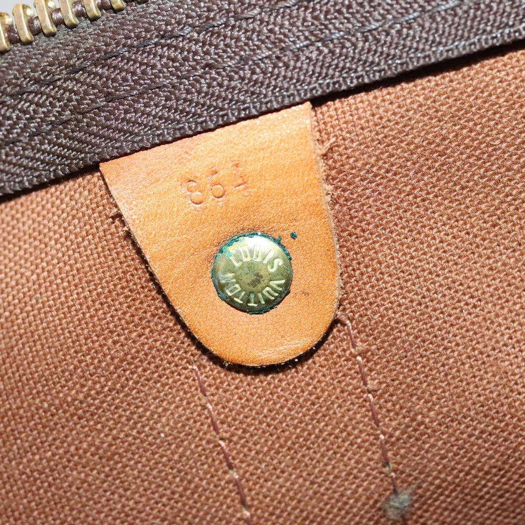 Louis Vuitton Keepall Bag Monogram Canvas Brown Canvas Bag