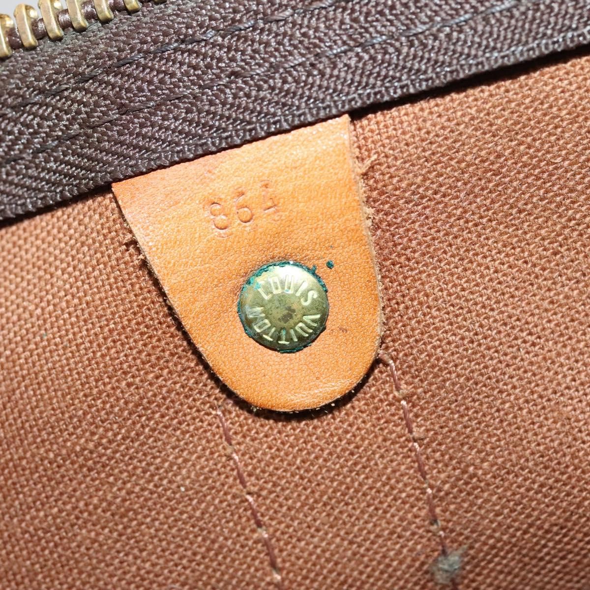 Louis Vuitton Keepall Bag Monogram Canvas Brown Canvas Bag