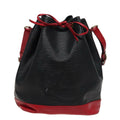 Louis Vuitton Bicolor Noe Handbag Epi Leather Black Leather Shoulder Bag