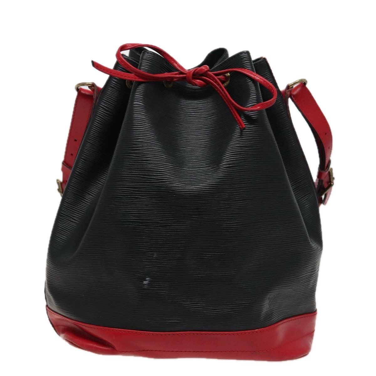 Louis Vuitton Bicolor Noe Handbag Epi Leather Black Leather Shoulder Bag