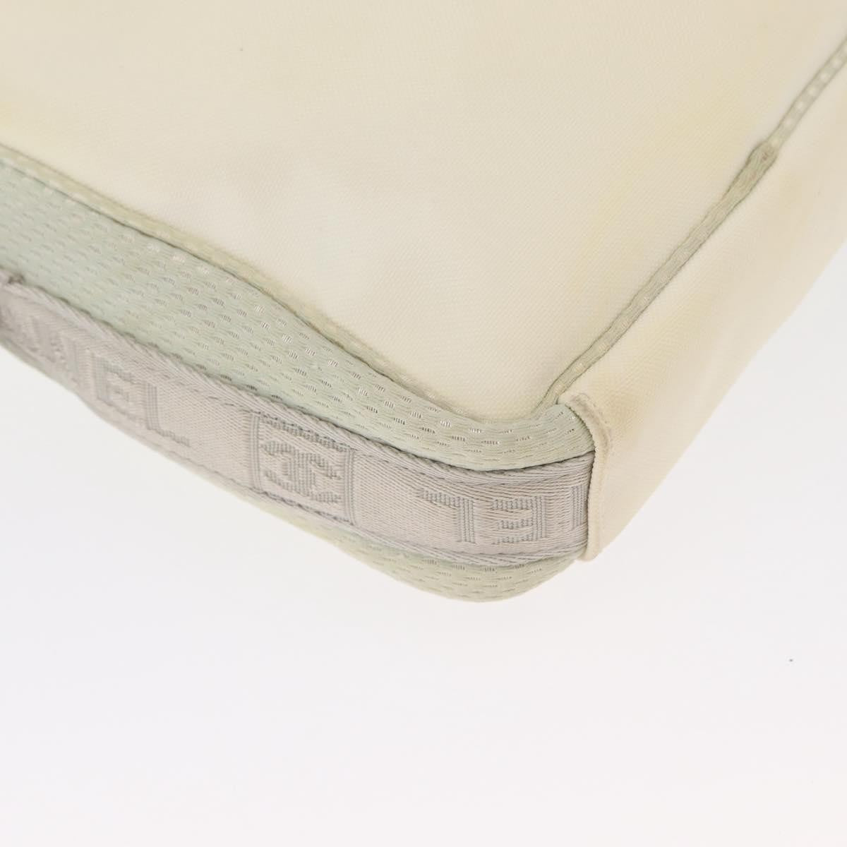 Chanel Sport Line Camera Crossbody Bag Nylon White Nylon Shoulder Bag Bag