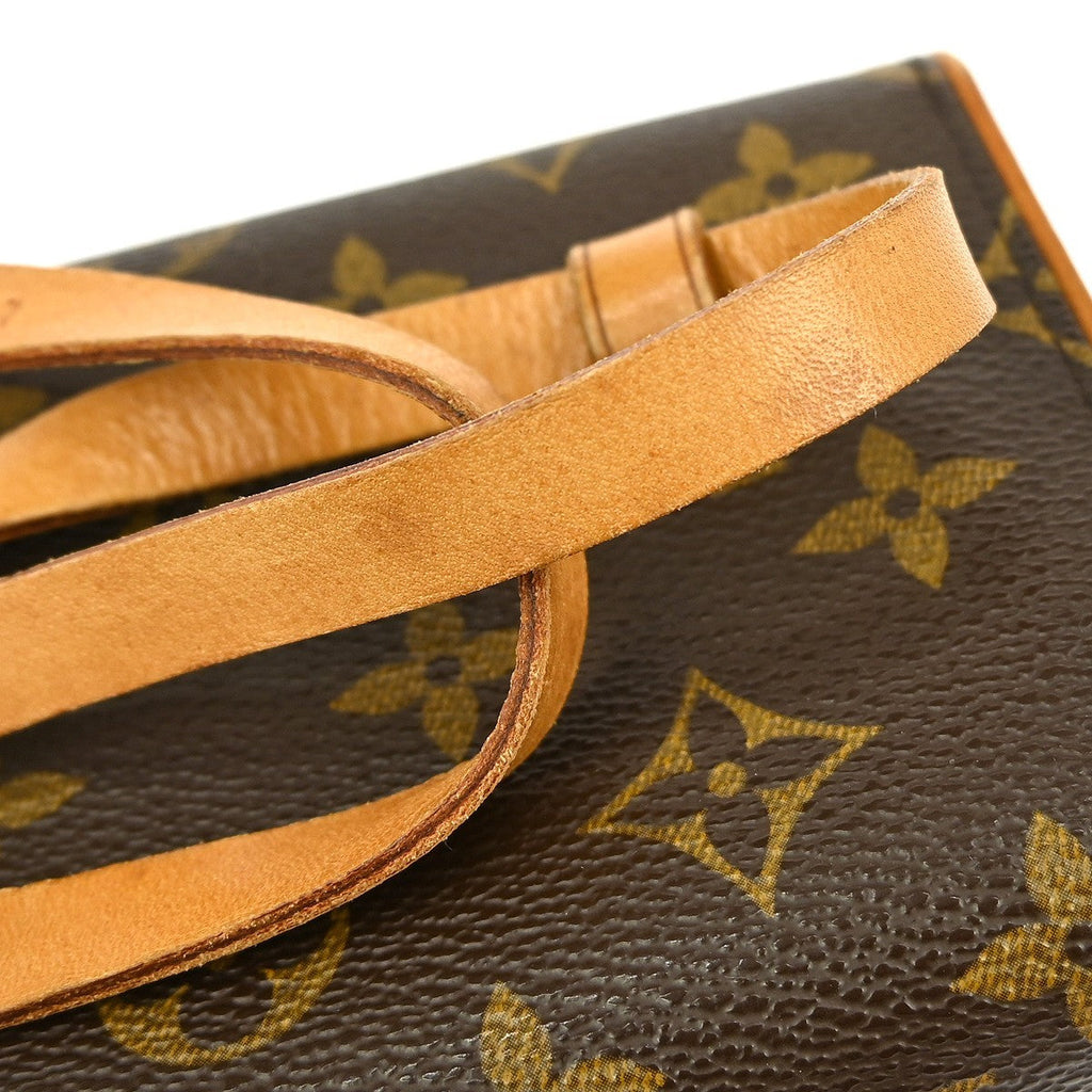 Louis Vuitton Florentine Waist Bag Monogram Canvas Brown Canvas Clutche & Pouche Bag