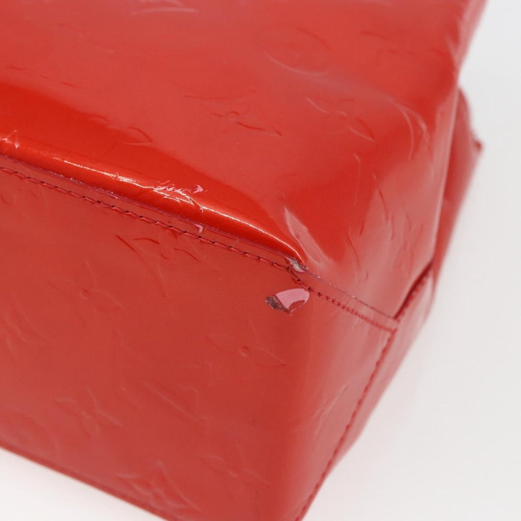 Louis Vuitton Reade Handbag Monogram Vernis Red Patent_Leather Handbag