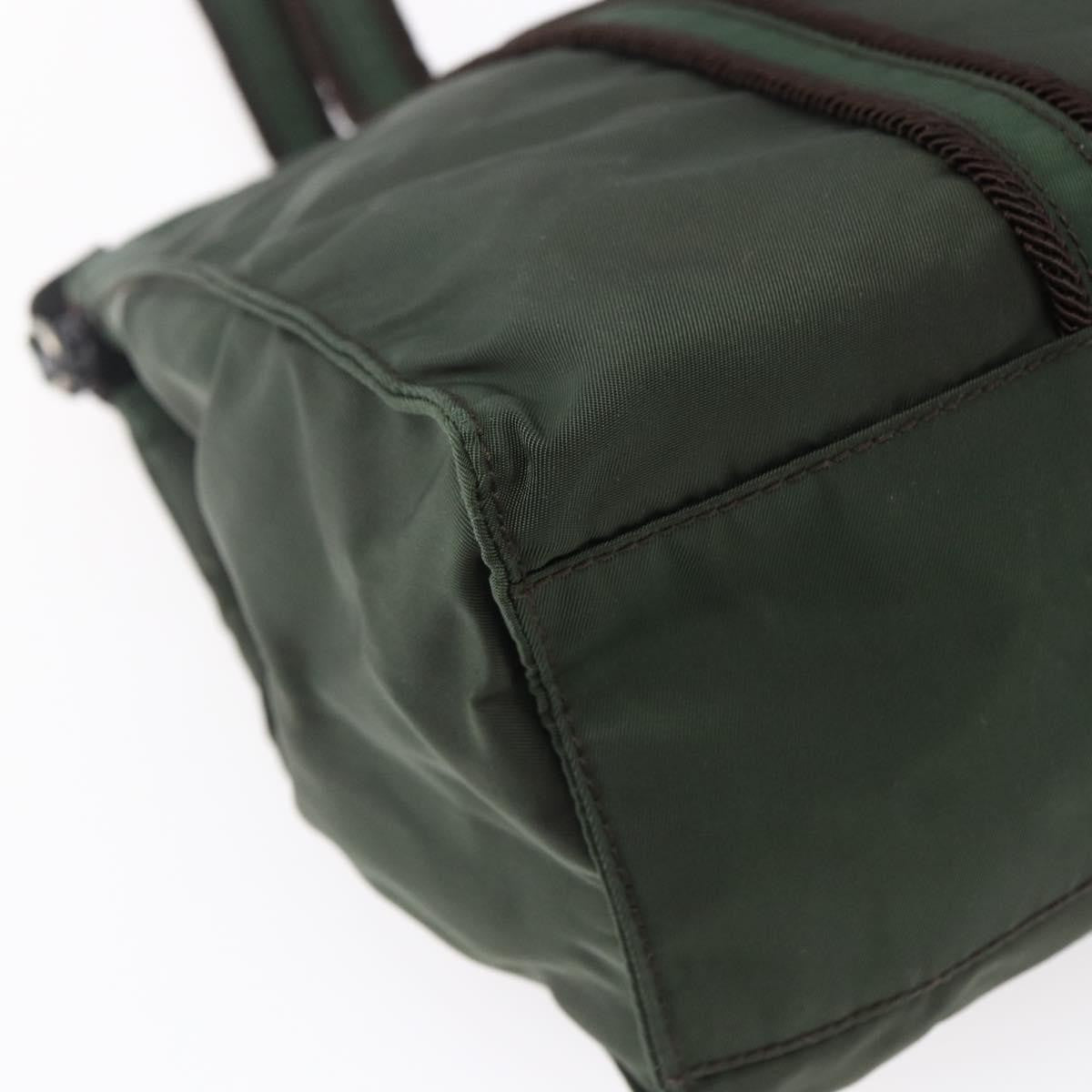 Prada Vintage Tote Tessuto Khaki Nylon Tote Bag Bag